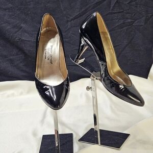 Black Patent Sergio Zelcer Spanish Leather Heels Size 5M